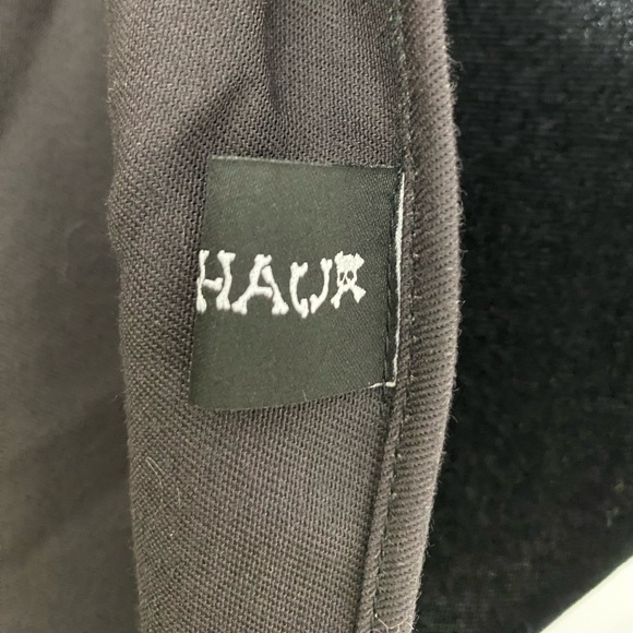 💔SOLD💔BERTHAUX Fix Me Netted Heart Apron Dress Ruffle Skirt Tie Waist Black Pink - Picture 12 of 12